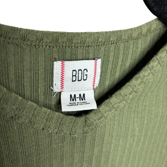 Urban Outfitters BDG Olive Green Vest Top Women's Size Medium - Picture 4 of 6